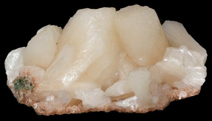 Peach Stilbite Crystal Cluster - India #44299